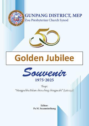 Gunpang District Golden Jubilee Souvenir